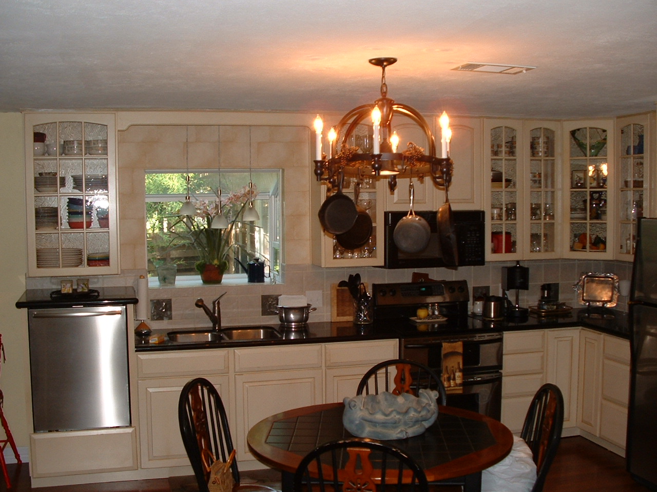 Custom Cabinets Lead Glass Cabinets Raised Dishwasher