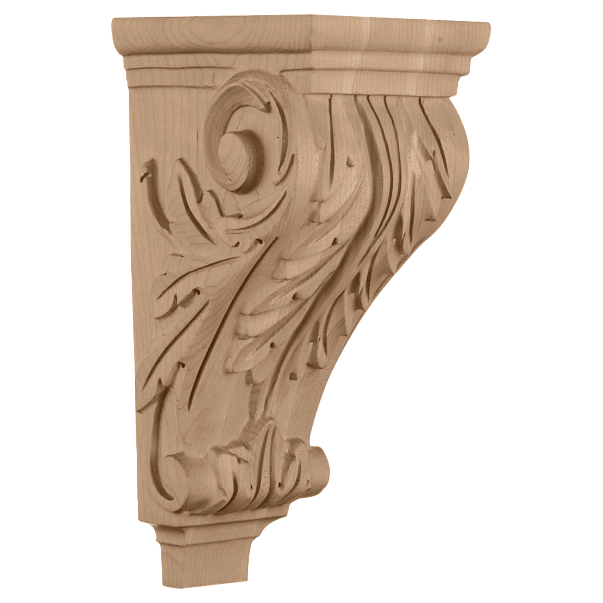 CORW05X05X10AC Acanthus Leaf Corbel