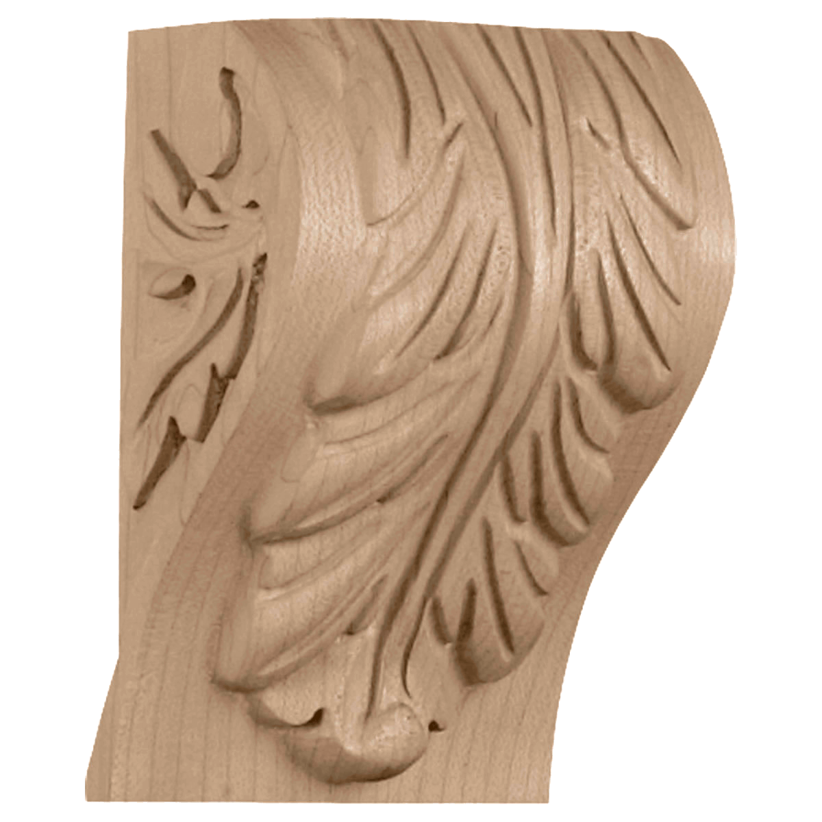 CORW01X01X03BA Acanthus Leaf Block Corbel