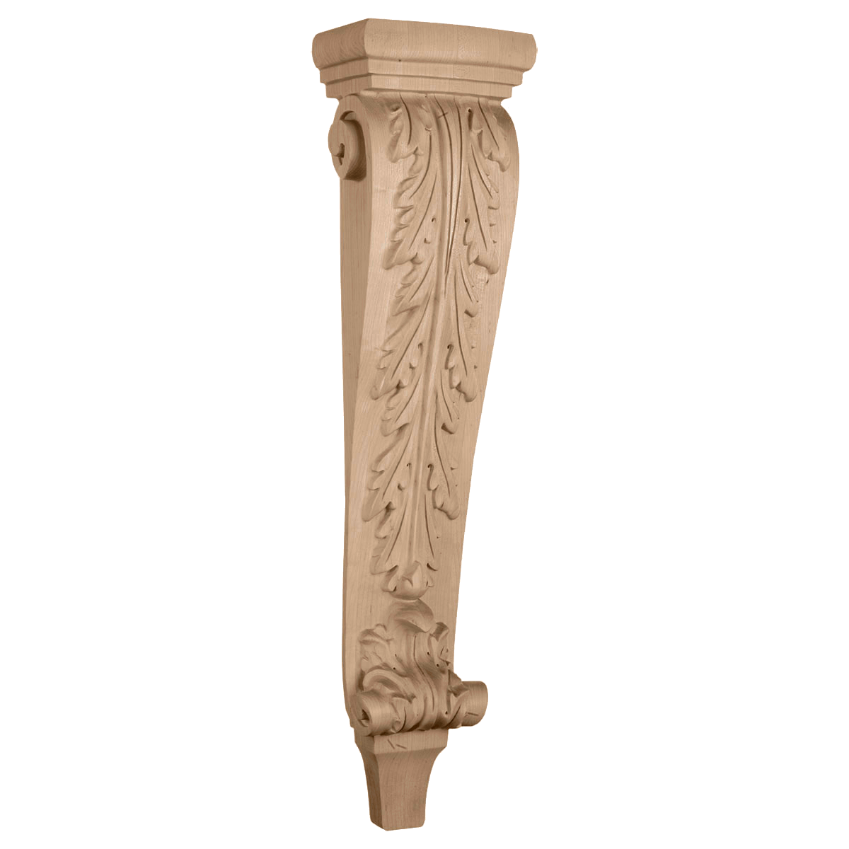 CORW07X04X27PA Acanthus Leaf Pilaster Corbel