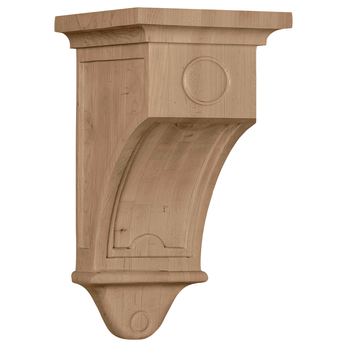 COR05X05X09AR Medium Arts and Crafts Corbel  5"W x 5"D x 9"H