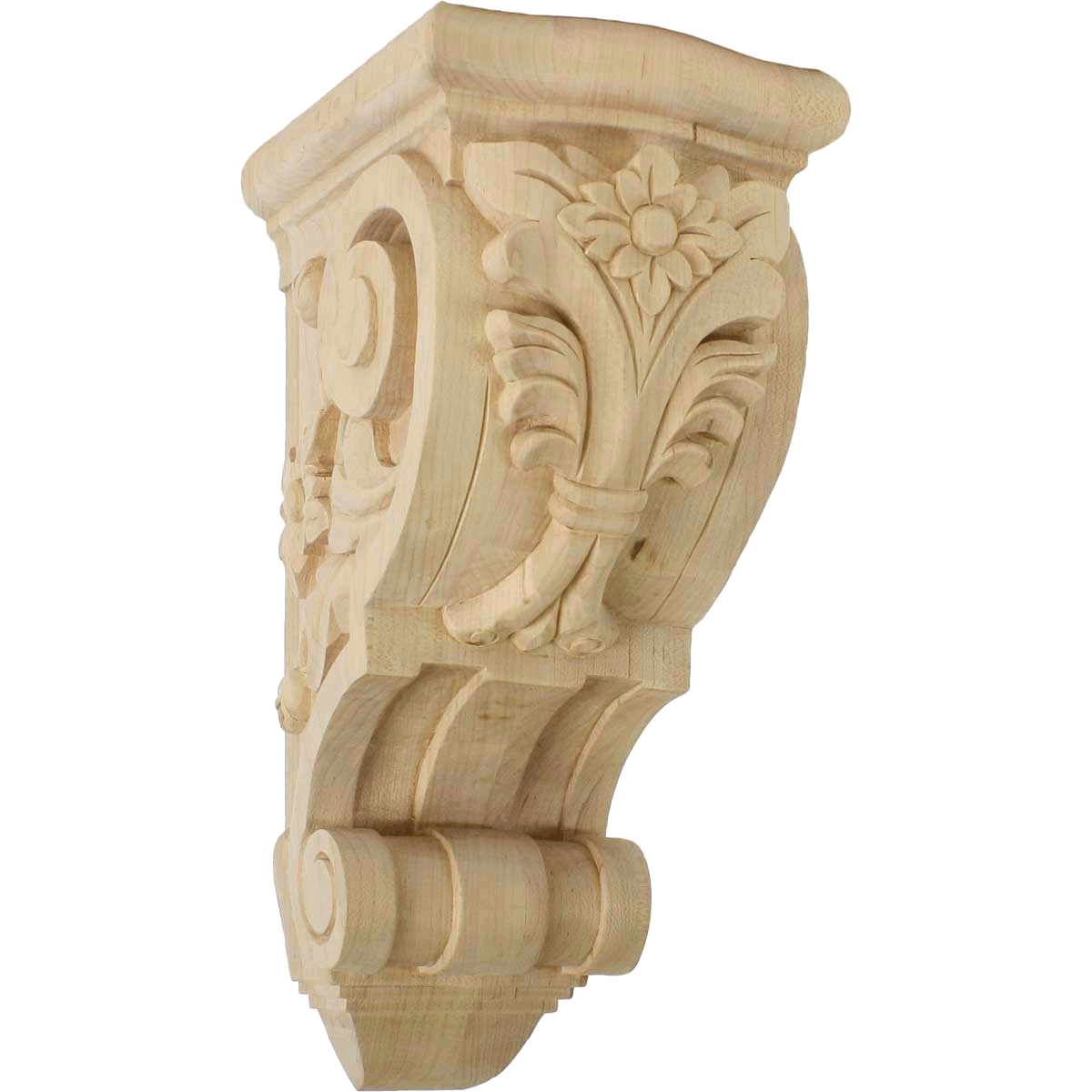 COR06X07X14FL Large Floral Corbel 