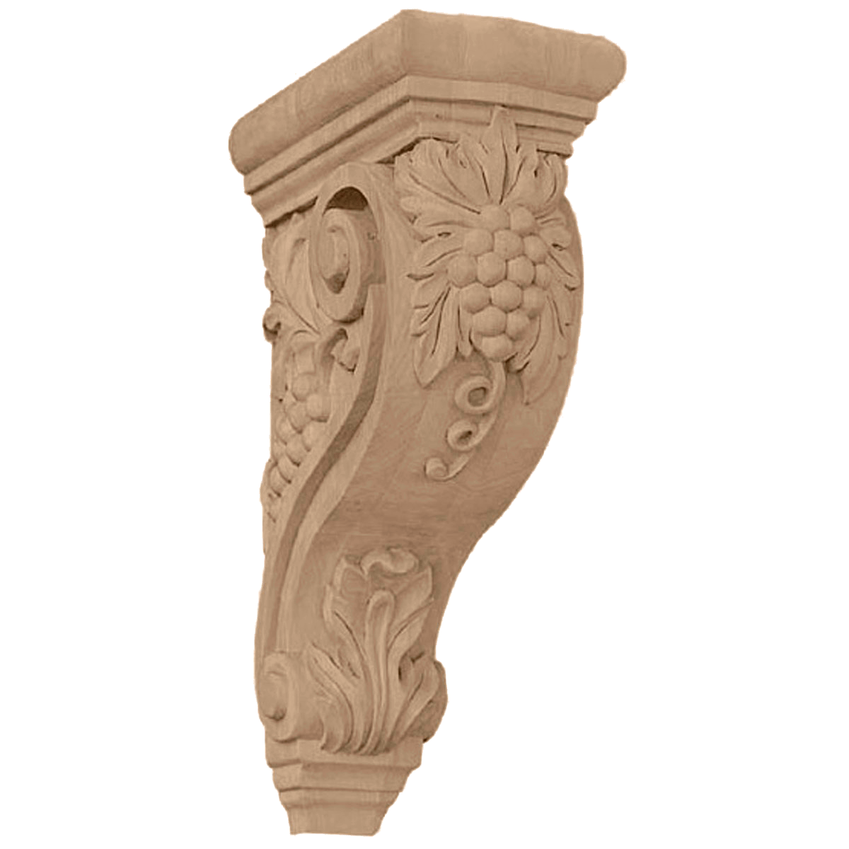 COR04X08X13DE Devon Grapes & Vines Corbel