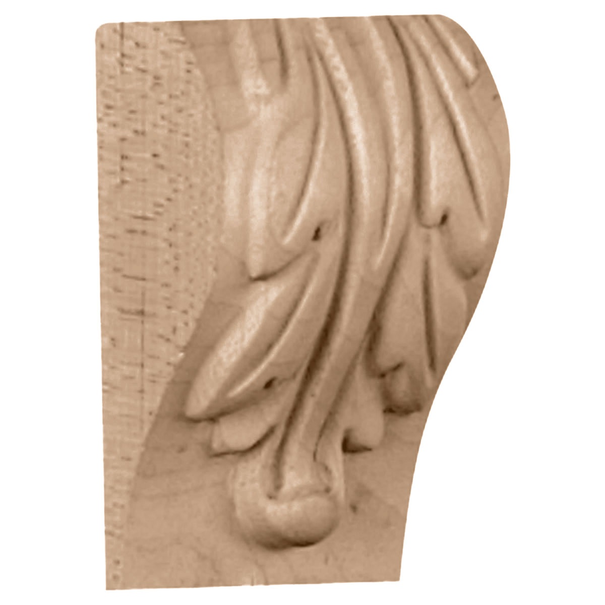 CORBA0 Extra Small Block Acanthus Leaf Corbel