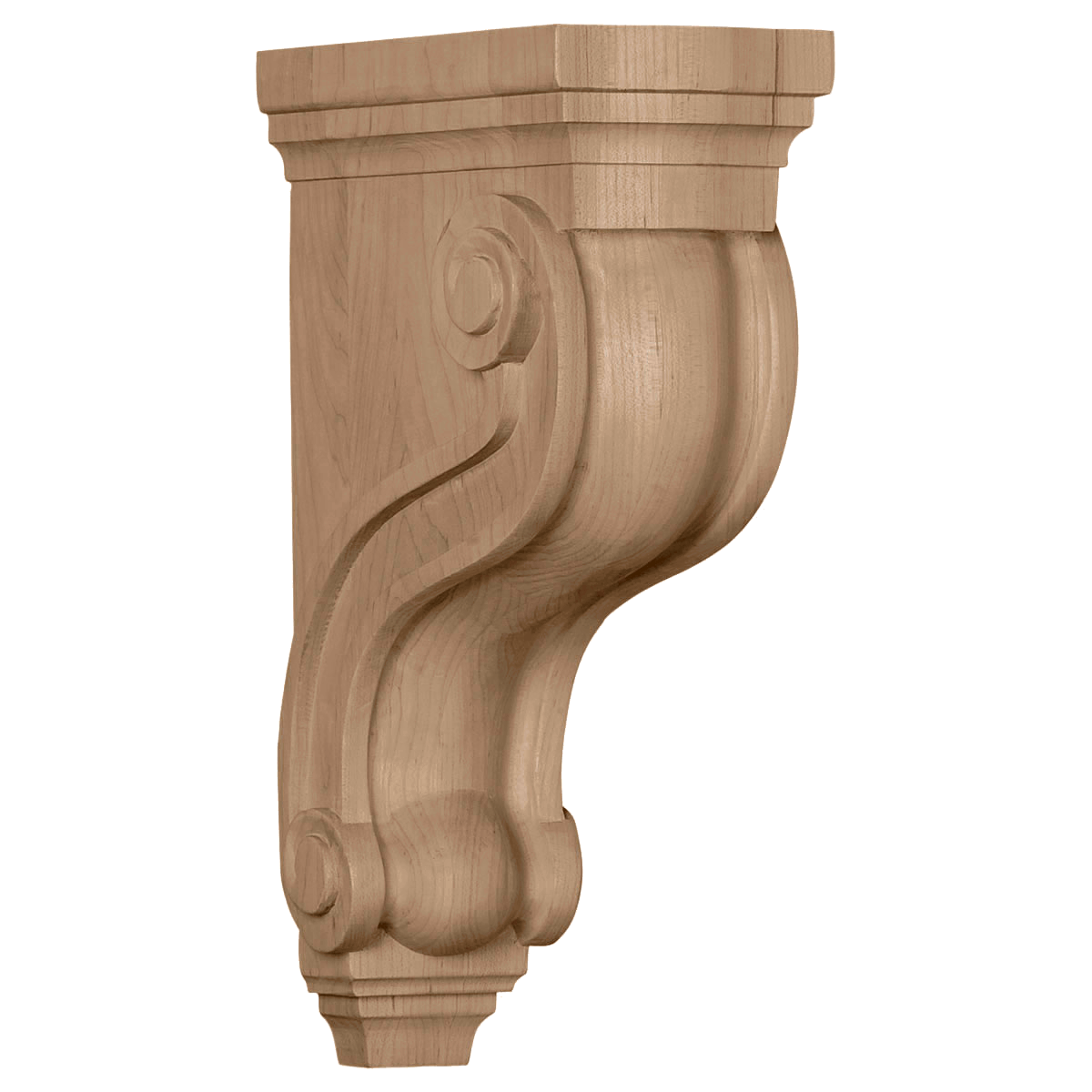 COR03X08X13TS-S Medium Boston Traditional Scroll Corbel