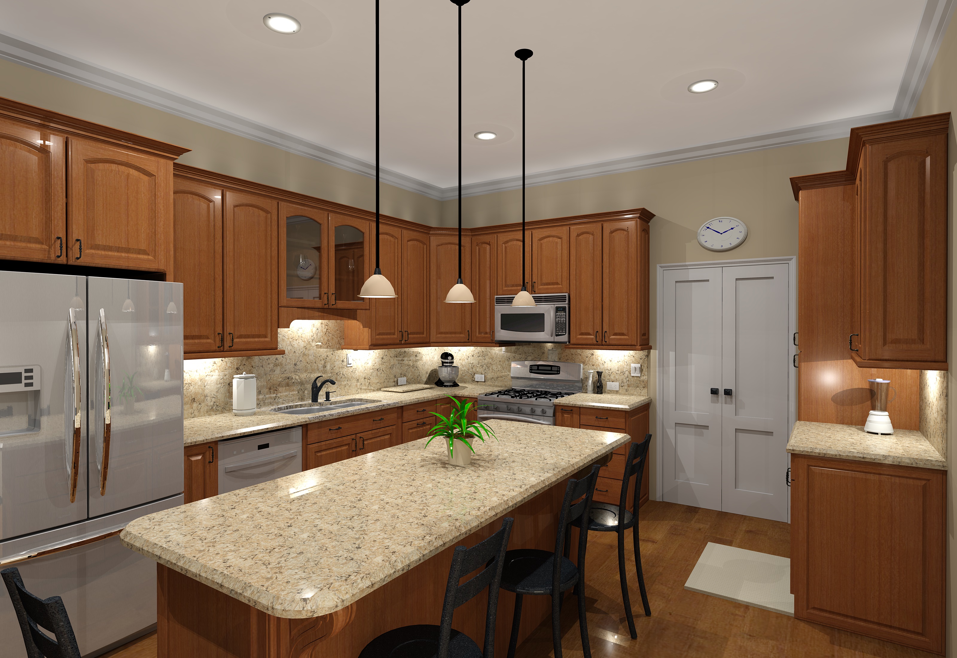 Kitchen design software rendering