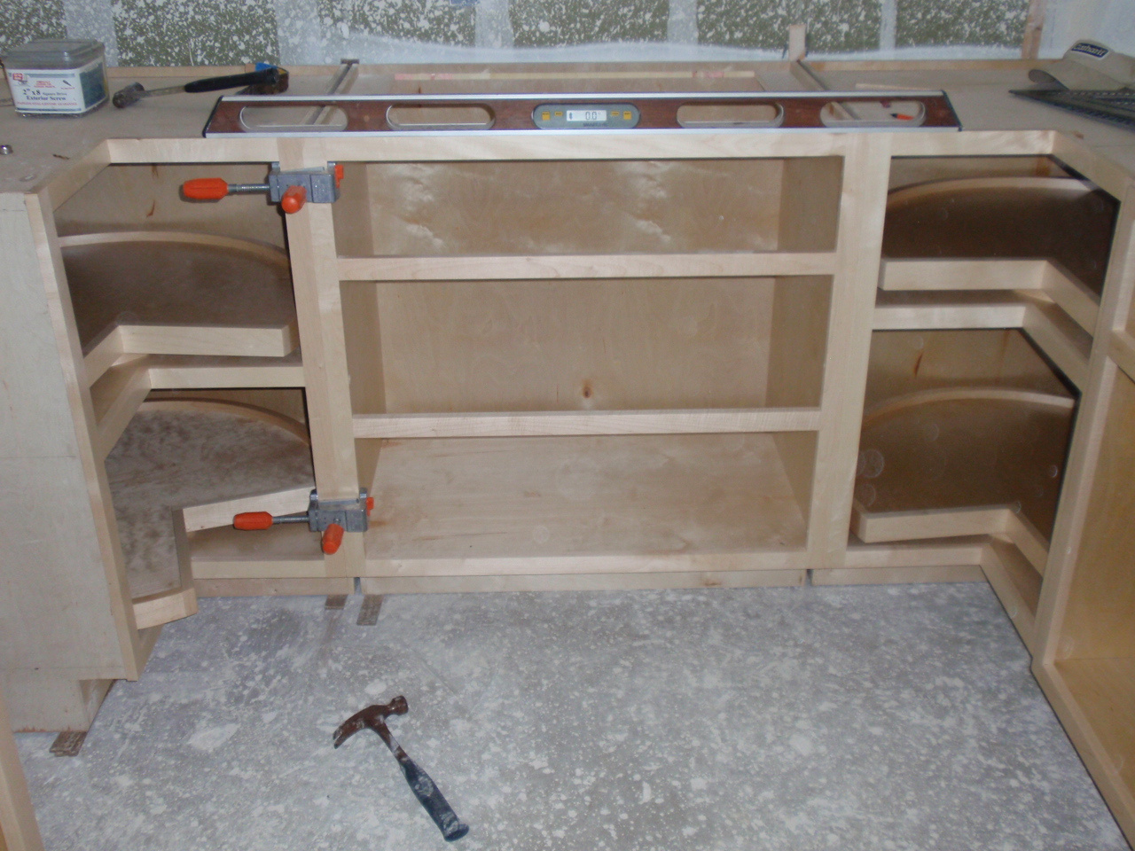 Installed leasy reach lazy susans