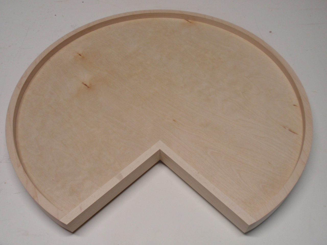 Finished lazy susan spinner