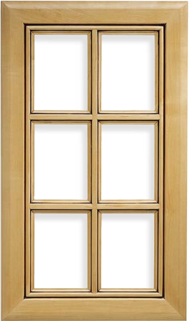 Malibu French Lite Maple Door