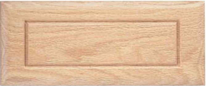 Routed DB-1 Red Oak Drawer Front