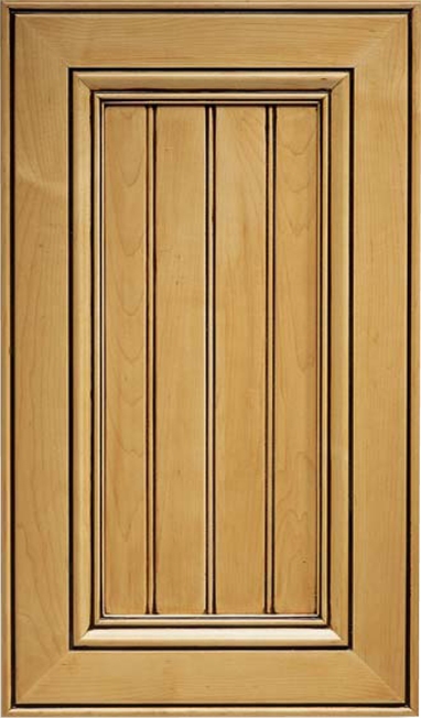 Beaded Inset San Fernando Maple Cabinet Door