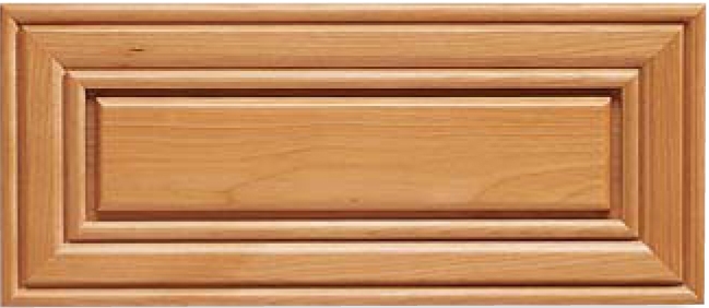 Sheffield 5 pc. L-Panel Red Birch R-3 Edge Drawer Front