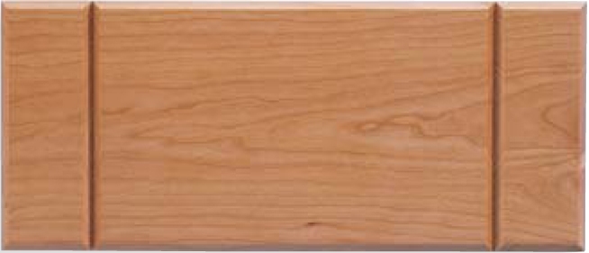 V-Plank Cherry Drawer Front