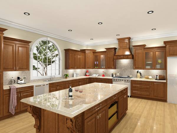 After picture of kitchen design